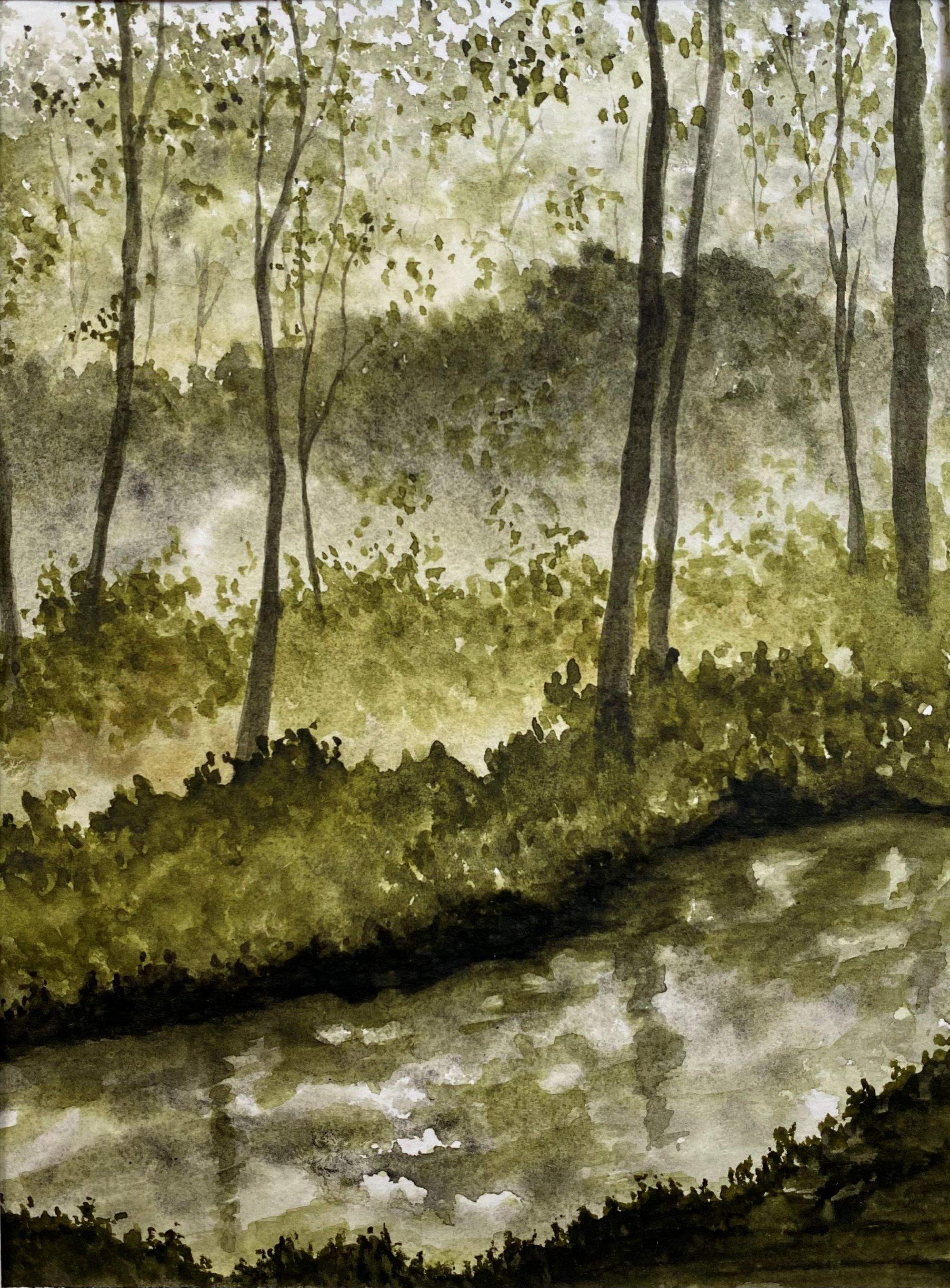 Alessia Bruscos skogslandskap väcker tankar.